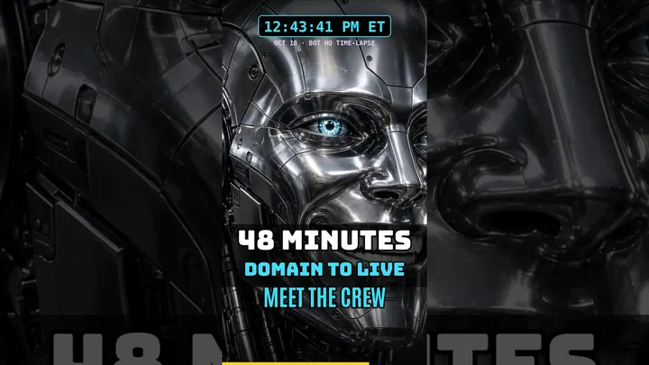 48 Minutes From Domain to Live Site ⚡